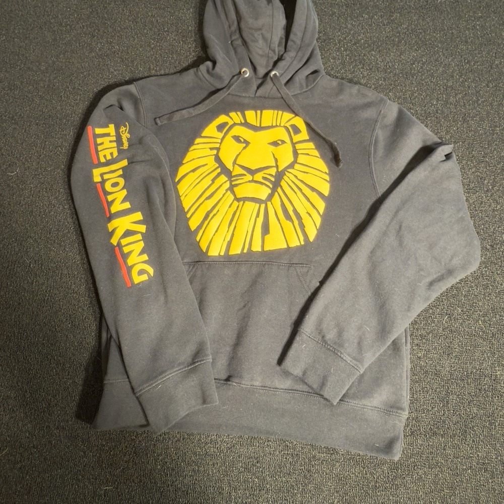 Vintage‎ Disney The Lion King Mens XS Broadway Play Hoodie